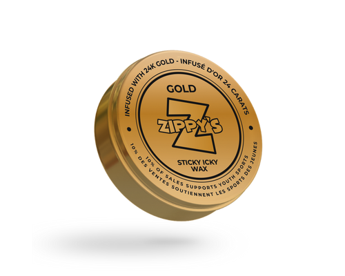 Vist Large View of Product Image Which is New Zippy's Gold Infused Sticky Icky Wax