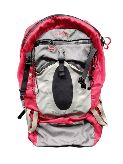 Vist Large View of Product Image Which is Used Osprey ATMOS 25 Backpack Red
