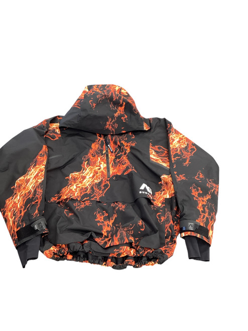 Vist Large View of Product Image Which is Used Burton Outerwear Heavy Jacket M Black And Orange XL