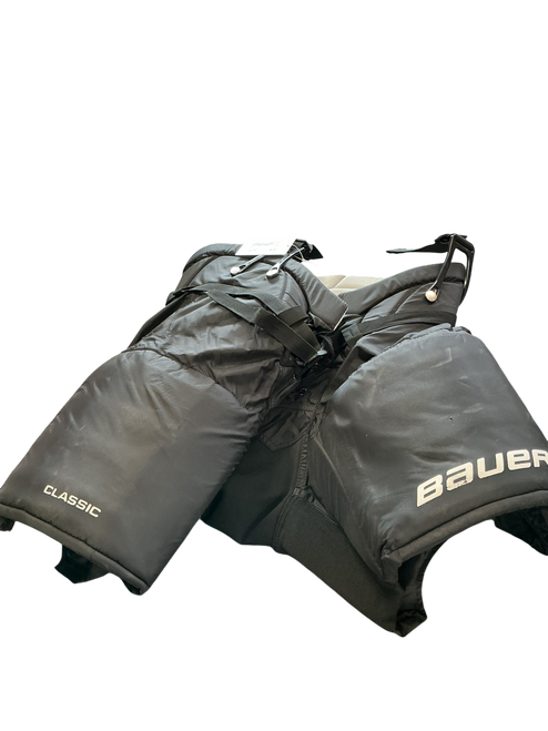 Vist Large View of Product Image Which is Used Bauer CLASSIC Senior Goalie Pant Black MD