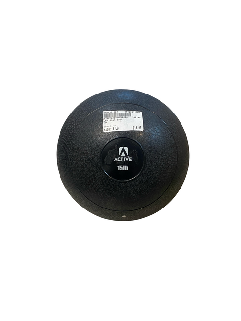 Vist Large View of Product Image Which is Used USA Slam Ball Black 15 lb