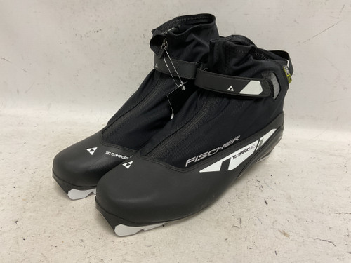 Vist Large View of Product Image Which is Used Fischer XC COMFORT PRO Mens NNN XC Ski Boots Black M 10.5