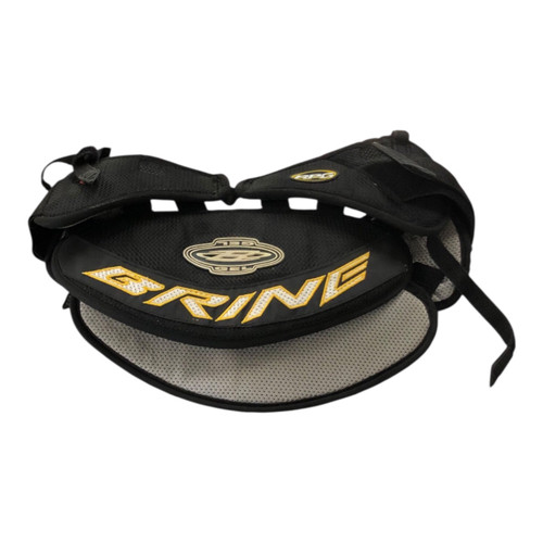 Vist Large View of Product Image Which is Used Brine RP Lacrosse Rib Pads Black LG