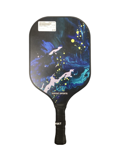 Vist Large View of Product Image Which is Used VUFORT SPORTS Pickleball Racquet Black