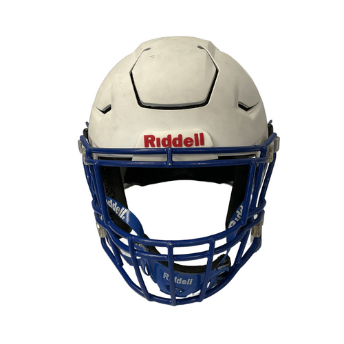 Vist Large View of Product Image Which is Used Riddell RIDDELL 2023- RECERT SPEEDFLEX DIAMOND FB Helmet White LG