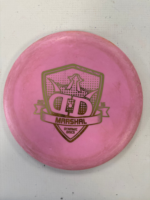 Vist Large View of Product Image Which is Used Dynamic Discs MARSHAL Disc Golf Putter Pink