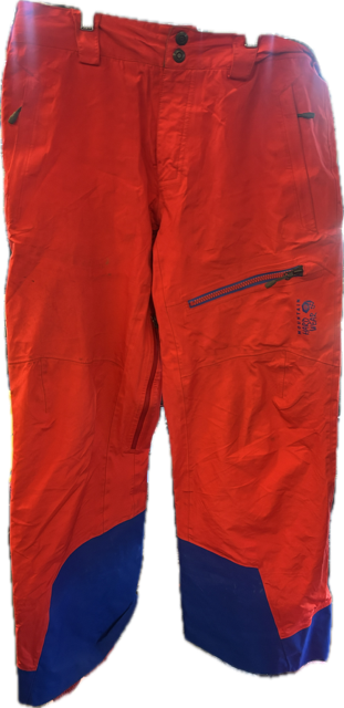 Vist Large View of Product Image Which is Used Mountain Hardwear Snow Bibs M Red MD