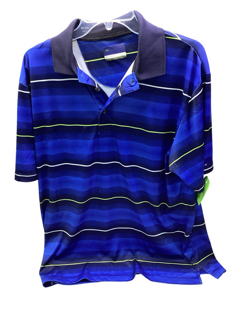 Vist Large View of Product Image Which is Used S.S. Golf Shirt M Royal Blue LG