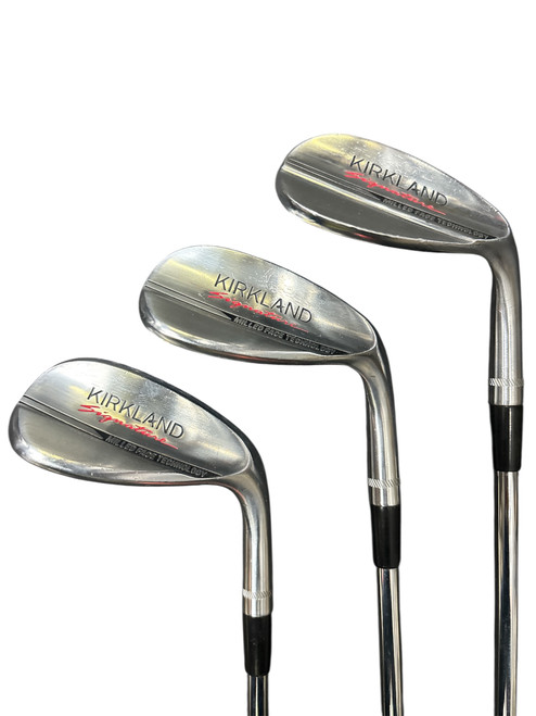 Vist Large View of Product Image Which is Used Kirkland Signature WEDGE SET Mens Package Set RH Grey 4 Piece