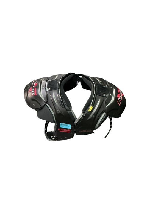 Vist Large View of Product Image Which is Used Riddell POWER JPK+ FB Shoulder Pads Black MD
