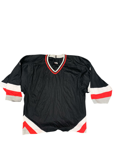 Vist Large View of Product Image Which is Used Hockey Practice Jersey Black MD