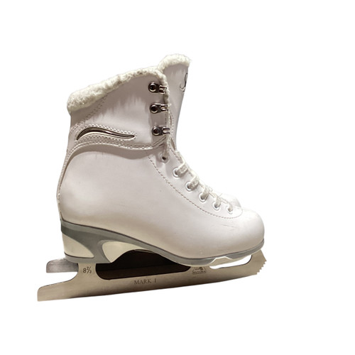 Vist Large View of Product Image Which is Used Jackson SOFT Girls Figure Skate White Junior 04