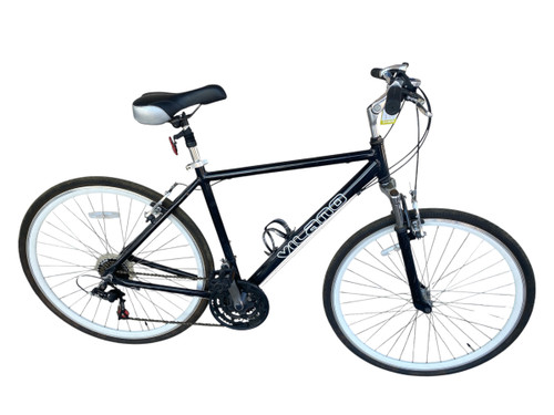 Vist Large View of Product Image Which is Used Vilano HYBRID BIKE Hybrid/City Bike Mens Black 56-58cm - LG Frame