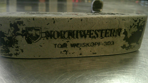 Vist Large View of Product Image Which is Used Northwestern TOM WISKOPEF 303 Mens Putter RH