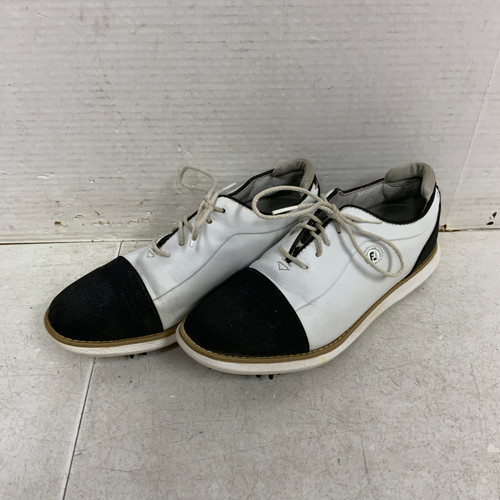 Vist Large View of Product Image Which is Used Foot Joy Jr Golf Shoes Black Junior 05.5