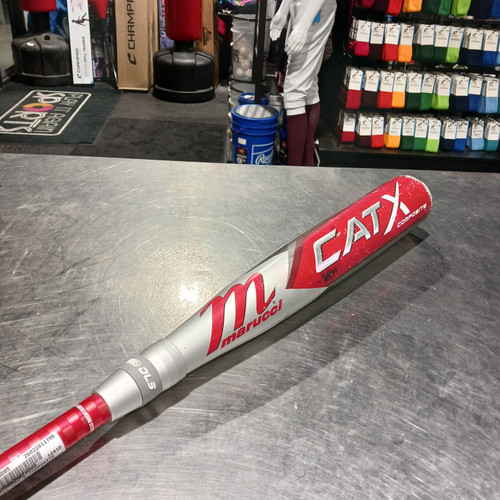 Vist Large View of Product Image Which is Used Marucci CAT X COMPOSITE BB/SB USSSA 2 3/4 Bat 32"
