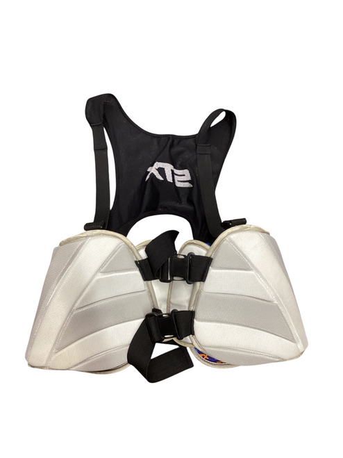 Vist Large View of Product Image Which is Used STX AGENT Lacrosse Rib Pads White Large