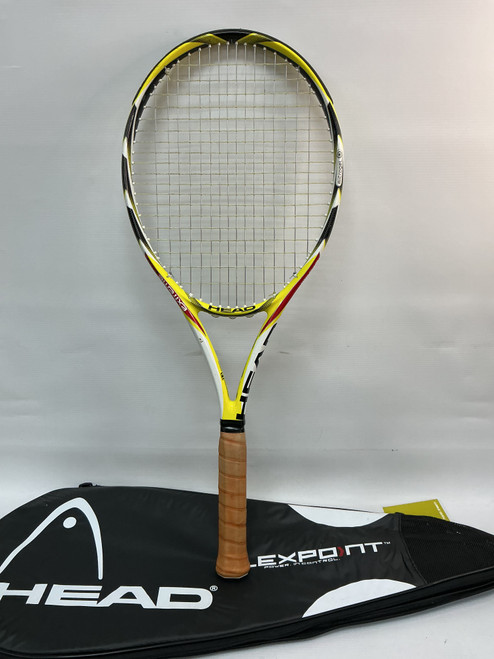 Vist Large View of Product Image Which is Used Head EXTREME PRO Adult Tennis Racquet Yellow 4 3/8"