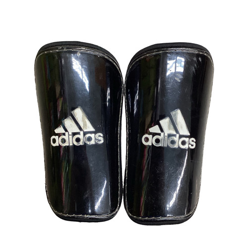 Vist Large View of Product Image Which is Used Adidas Soccer Shin Guards Adult Black LG