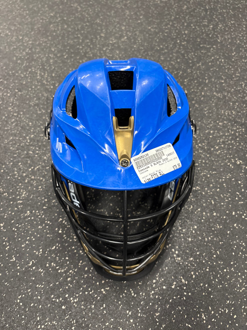 Vist Large View of Product Image Which is Used Cascade S BLACK 2020 Lacrosse Helmet Royal Blue Fits all