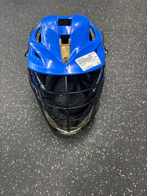 Vist Large View of Product Image Which is Used Cascade S BLACK 2020 Lacrosse Helmet Royal Blue Fits all
