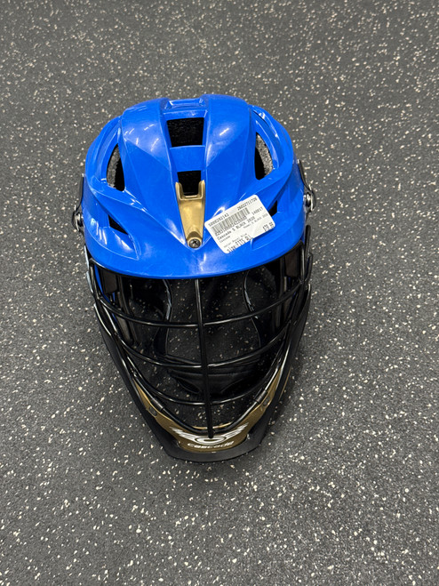 Vist Large View of Product Image Which is Used Cascade S BLACK 2020 Lacrosse Helmet Royal Blue Fits all