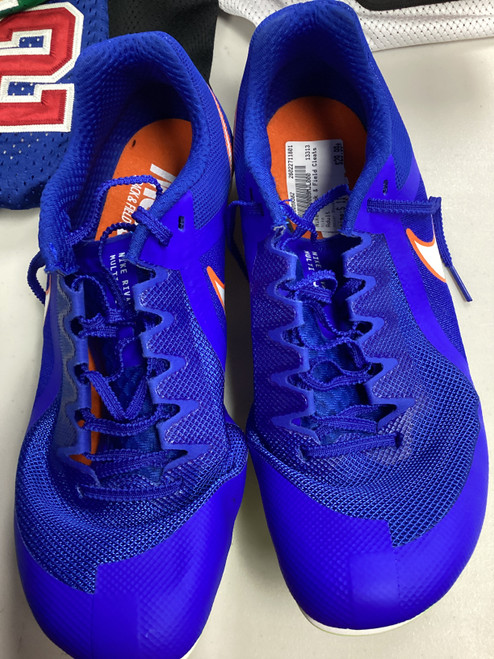 Vist Large View of Product Image Which is Used Nike Track & Field Cleats Adult Royal Blue Senior 11