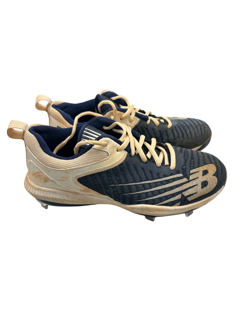 Vist Large View of Product Image Which is Used New Balance 3000 METAL BB/SB Cleats Navy Blue Senior 7