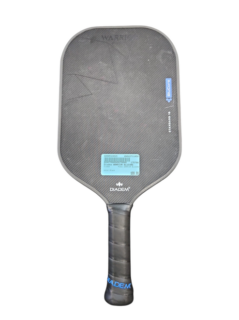 Vist Large View of Product Image Which is Used Diadem WARRIOR BLUCORE Pickleball Racquet Black