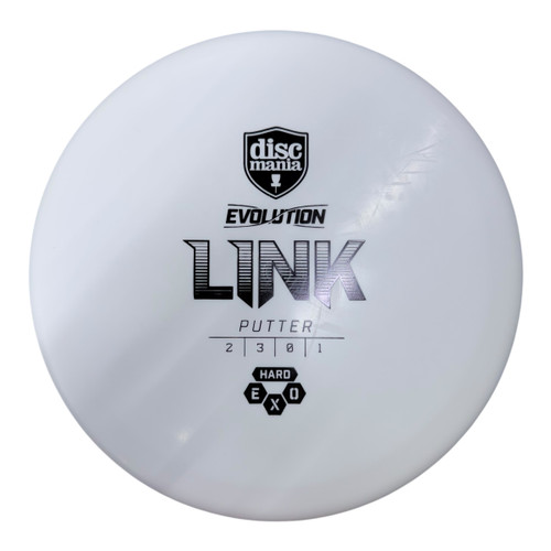Vist Large View of Product Image Which is Used Discmania EVOLUTION LINK Disc Golf Putter White 174g