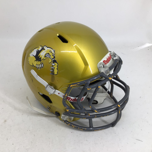 Vist Large View of Product Image Which is Used Riddell 2019 VICTOR I YTH S/M FB HELMET FB Helmet Gold SM