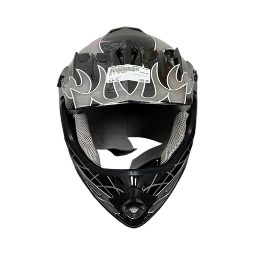 Vist Large View of Product Image Which is Used Bell RIOT Junior Motocross Helmet Black XL