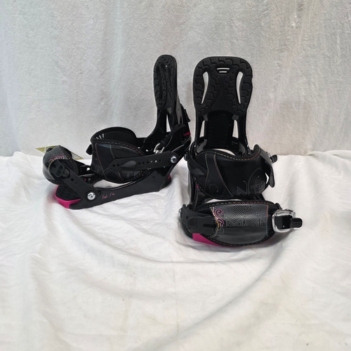 Vist Large View of Product Image Which is Used Salomon ANTIDOTE Womens Binding Only Black M/L