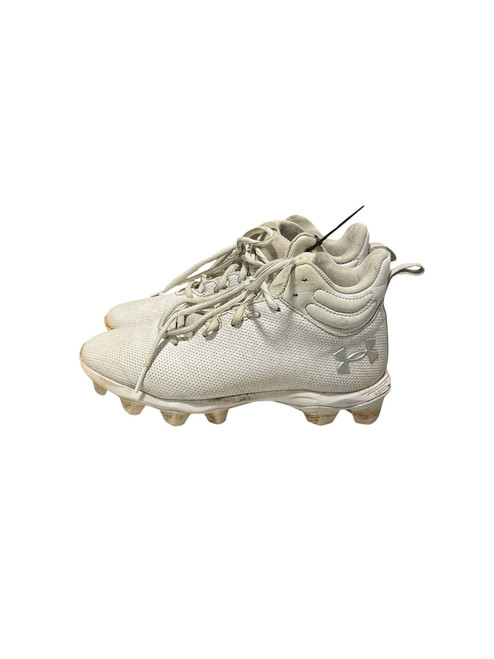 Vist Large View of Product Image Which is Used Under Armour UA CLEATS BB/SB Cleats White Senior 5