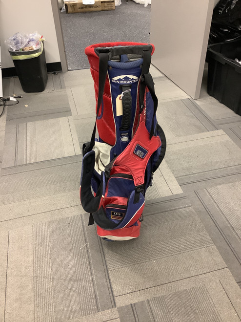 Vist Large View of Product Image Which is Used Sun Mountain THREE 5 Mens Stand Bag Royal Blue