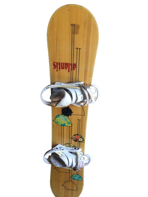 Vist Large View of Product Image Which is Used ATLANTIS 142 Womens Board/Bindings Brown 142 cm