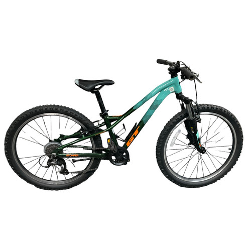 Vist Large View of Product Image Which is Used GT STOMPER PRIME Mountain Bike Boys Green 24"