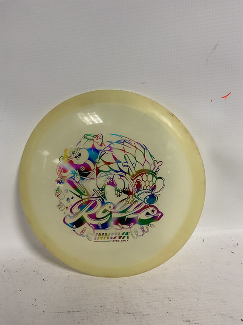 Vist Large View of Product Image Which is Used Innova GLOW ROLLO Disc Golf Mid Range None