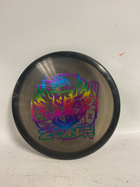 Vist Large View of Product Image Which is Used Discraft CRYZTAL FLX ZONE Disc Golf Putter Black