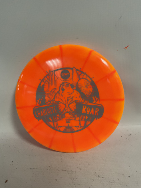 Vist Large View of Product Image Which is Used Discmania LINK Disc Golf Putter Orange