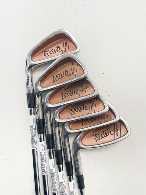 Vist Large View of Product Image Which is Used GOLF TRENDS TOUR MAGIC Mens Iron Set LH 3I-8I