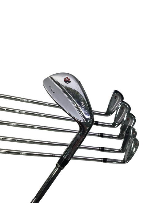 Vist Large View of Product Image Which is Used Wilson FI5 FORGED Mens Iron Set RH 5I-PW