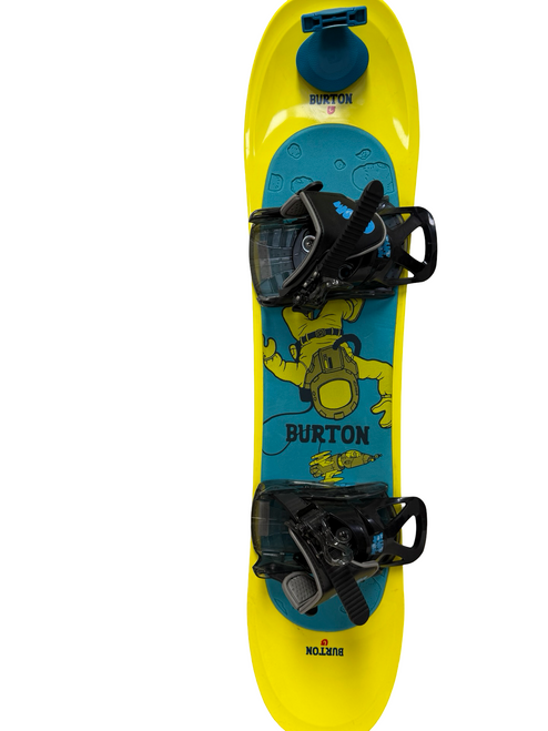 Vist Large View of Product Image Which is Used Burton 2026 KIDS RIGLET Yellow 90 cm Snowboard w/ Bindings