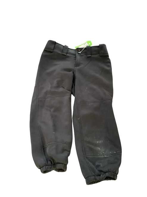 Vist Large View of Product Image Which is Used Mizuno SB PANTS BLK GIRLS MD BB/SB Pant Girls Black MD