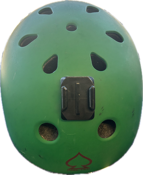 Vist Large View of Product Image Which is Used Pro-Tec Skateboard Helmet Green LG