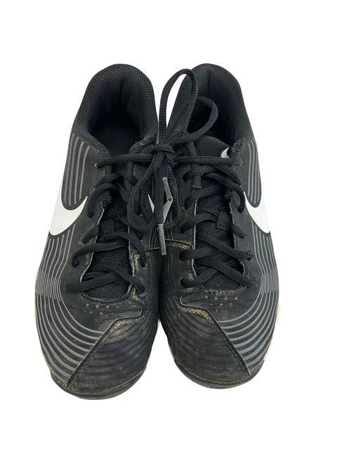 Vist Large View of Product Image Which is Used Nike Hyperdiamond Jr 4.5 BB/SB Cleats Black