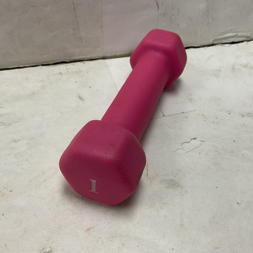 Vist Large View of Product Image Which is Used Cap Hex Dumbbell Pink 1 lb