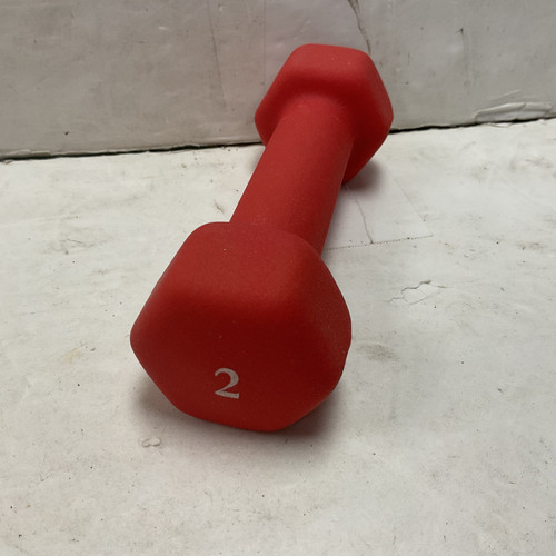 Vist Large View of Product Image Which is Used Cap Hex Dumbbell Red 2 lb