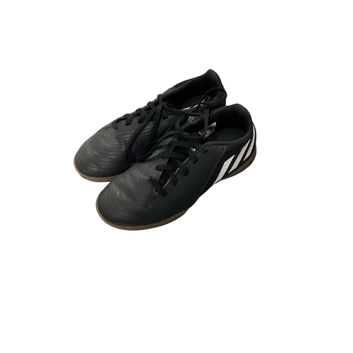 Vist Large View of Product Image Which is Used Adidas Soccer Indoor Shoes Black Junior 03.5