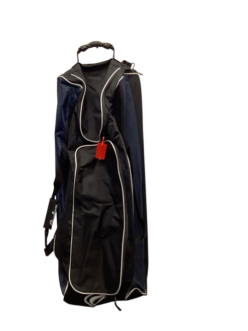 Vist Large View of Product Image Which is Rawlings WORKHORSE DELUXE Player Wheeled Bag Navy Blue